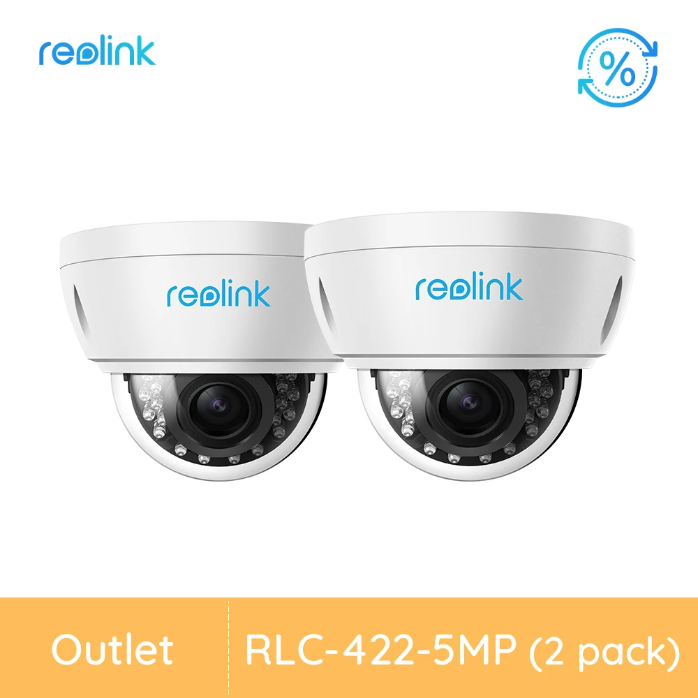 Камера видеонаблюдения Reolink антивандальная с 4-кратным оптическим зумом RLC-422-5MP |