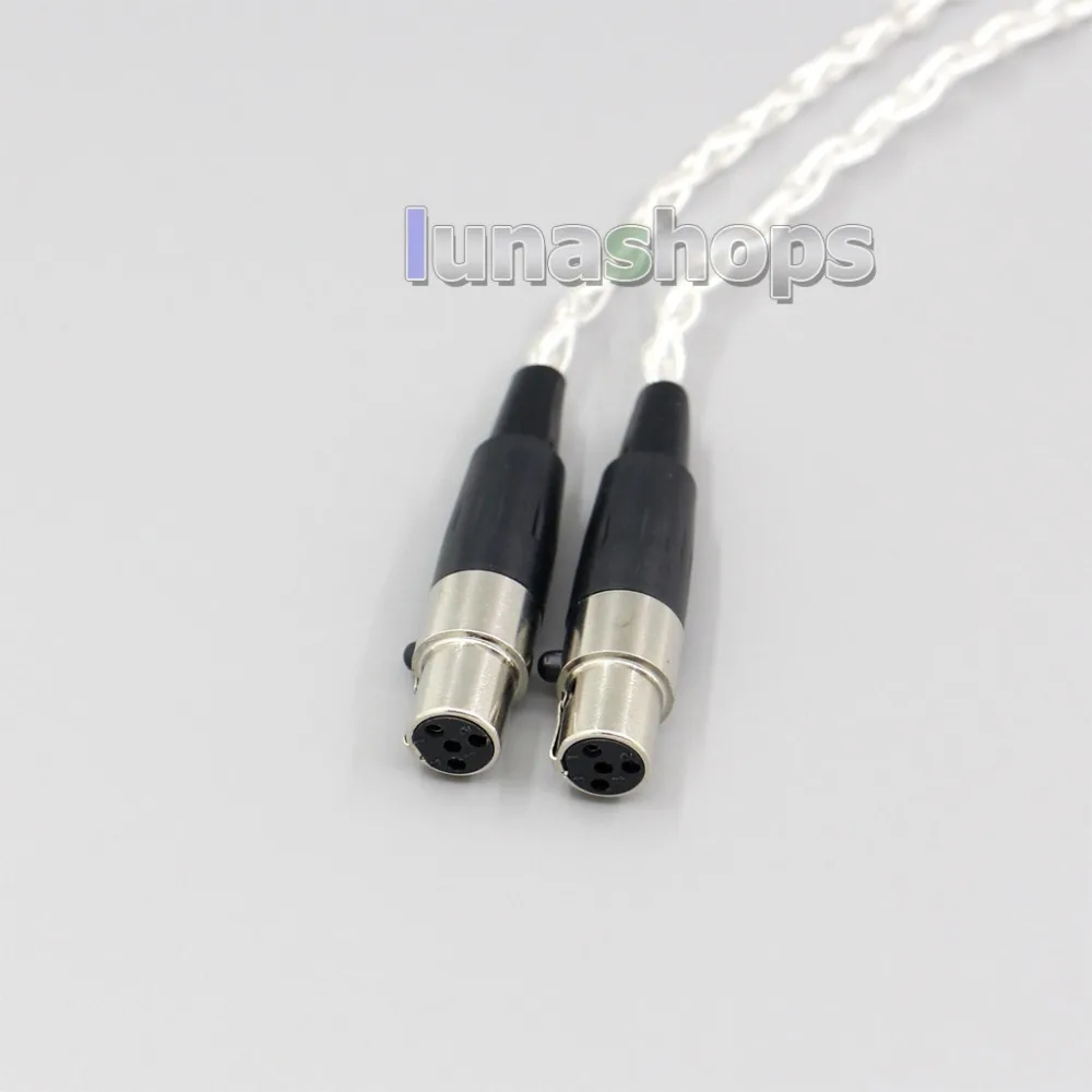 LN006452 99% чистого серебра 8 ядро 2,5 мм 4,4 мм 3,5 мм XLR наушники кабель для Audeze LCD-3 LCD3 LCD-2 LCD-X LCD-XC