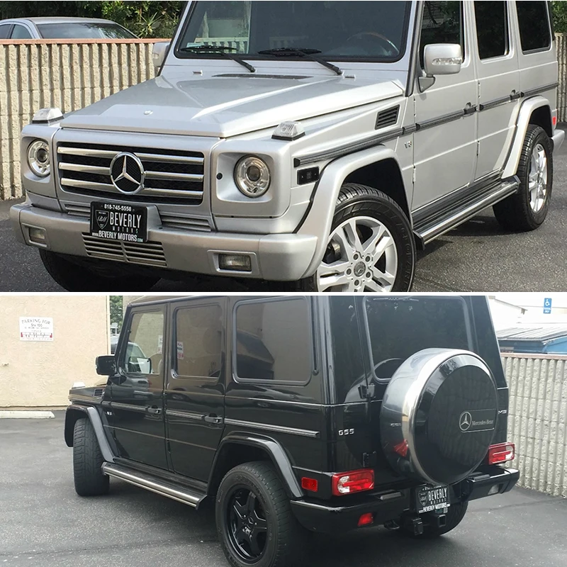 Янтарный и красный светодиодный сменный автомобильный передний и задний боковые габаритные огни для 2002- Mercedes W463 G-Class G500 G550 G55 боковые световые огни