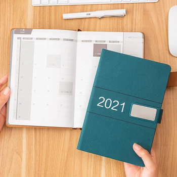 

Planner 2021 Organzier A5 Agendas Diary Notebook and Journal Plan Notepad Weekly Daily Plan Business School Note Book Stationery