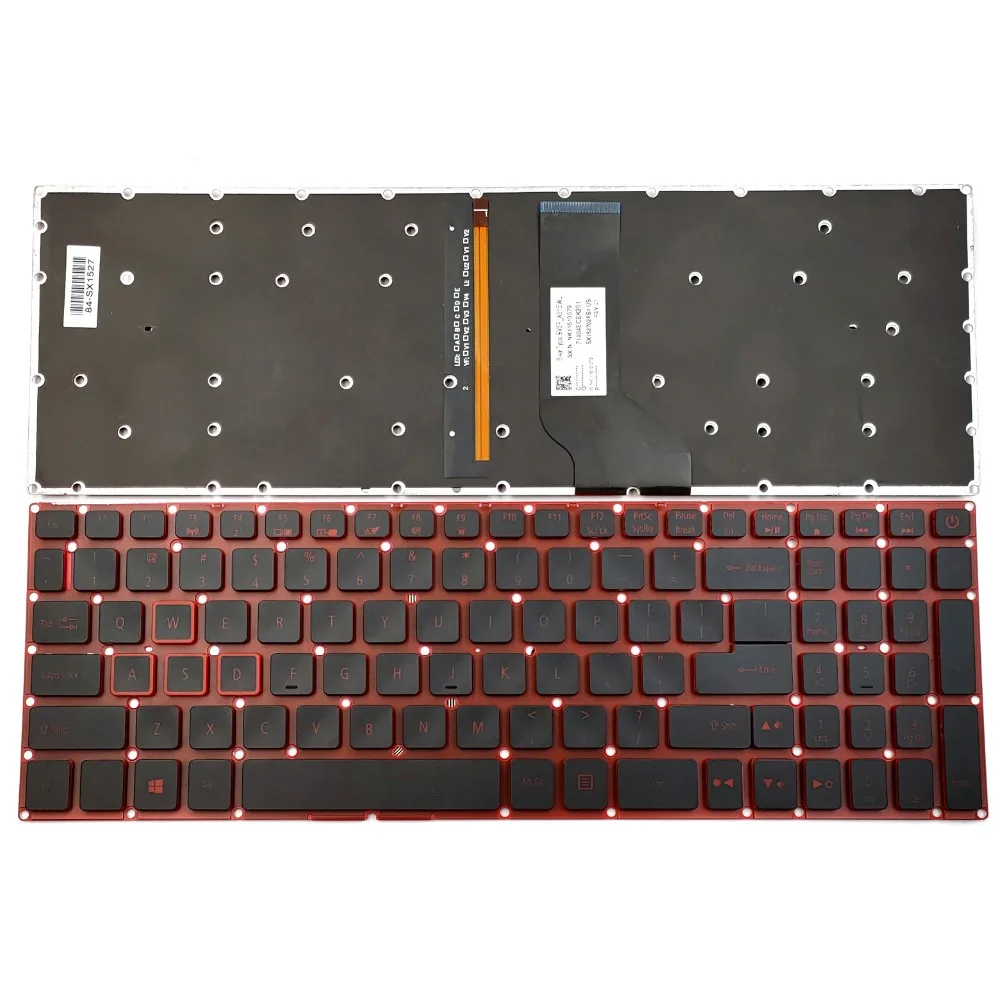 Новинка для acer деталь нитро-двигателя Himoto Redcat 5 AN515 AN515-51 AN515-51-5594 AN515-51-56U0 серии Клавиатура ноутбука США Черный с подсветкой без рамки