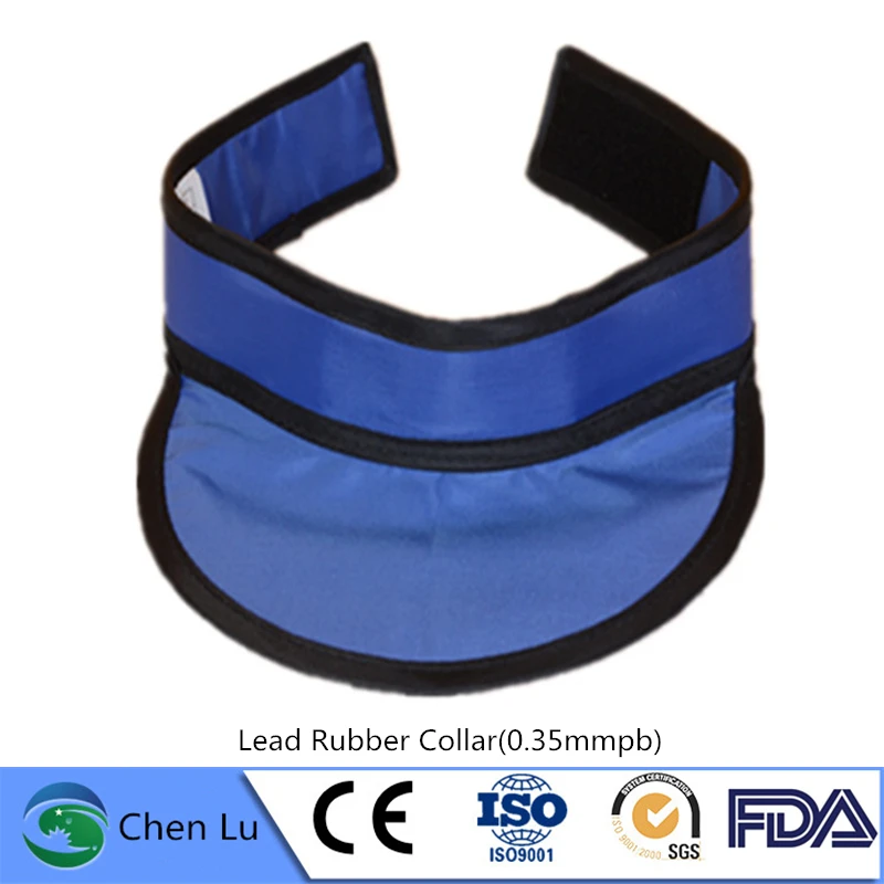 Adult use radiological protection thyroid collar X-ray machine nuclear radiation protective 0.35mmpb lead rubber collar