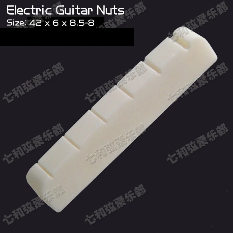 

Bone 6 String Slotted Nuts For Electric Guitar / 42 x 6 x 8.5-8mm