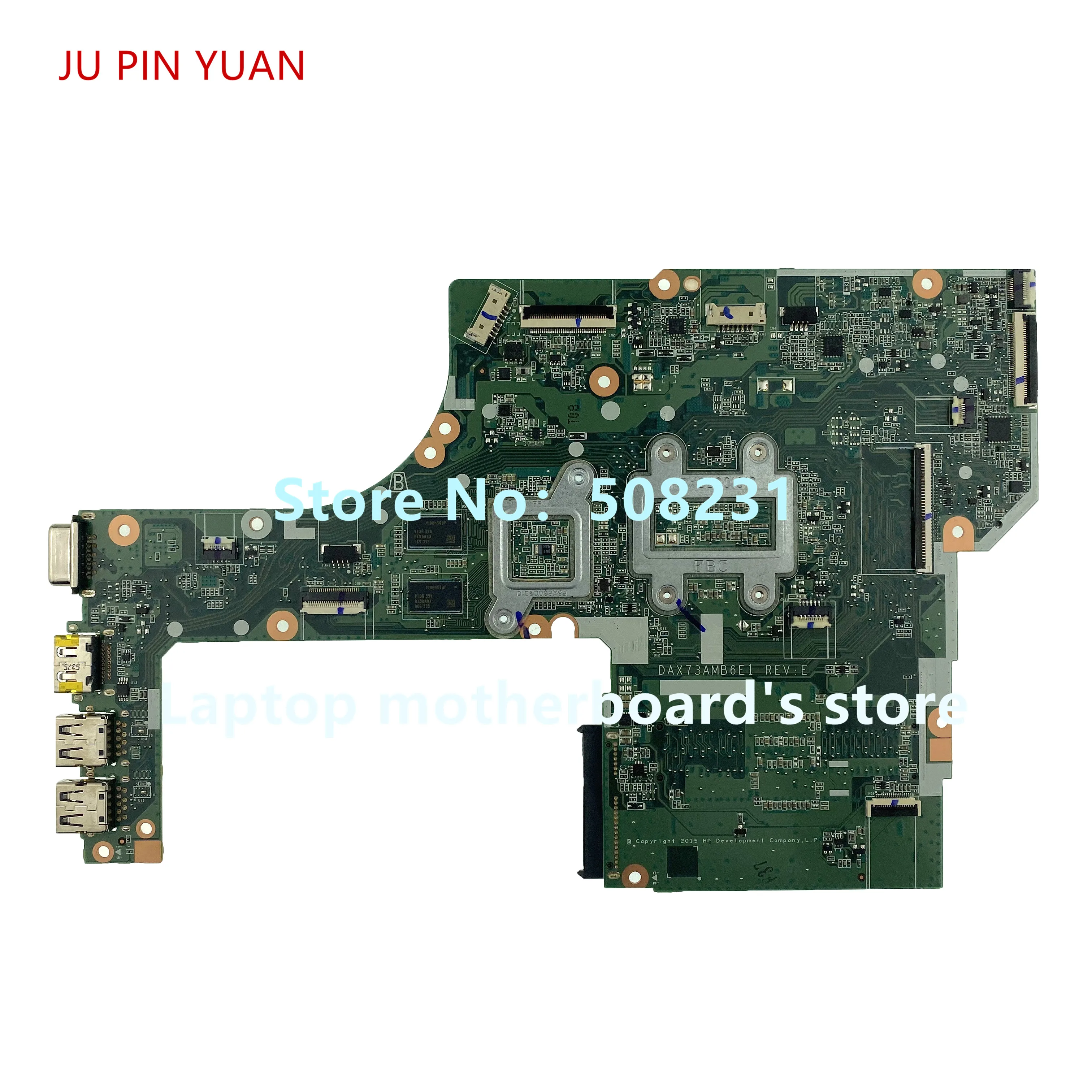 Buy  JU PIN YUAN for HP 455 G3 445 G3 series laptop motherboard 828434-001 828434-501 828434-601 DAX73AM