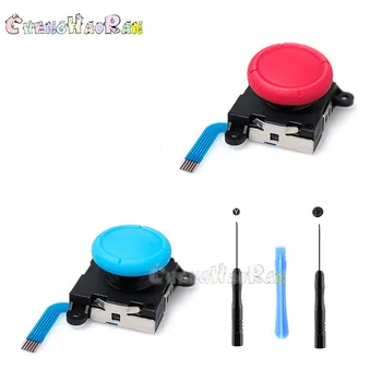 

4colors 1set Screwdrivers tools 3D Joystick Flex Cable Left Right Analog Sticks for Nintend Switch Lite NS Joy-Con Controller