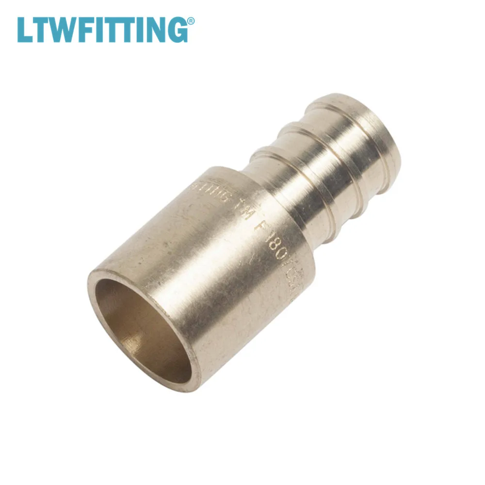 LTWFITTING свинцовый Латунный переходник PEX Fitting 1/2 &quotPEX x 1/2&quot Мужской адаптер для