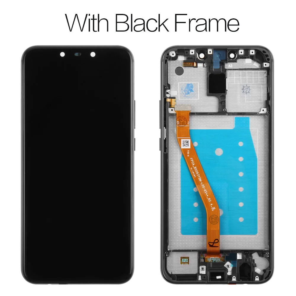 Black with Frame 6," ЖК-дисплей для huawei mate 20 Lite, сменный сенсорный экран для huawei mate 20 Lite, Maimang 7, ЖК-SNE-AL00 - Цвет: Black with Frame