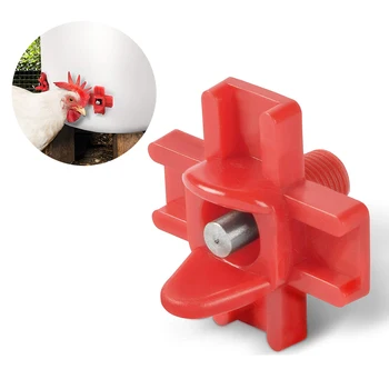 

Chicken Drinker Waterer Horizontal Side Mounted Poultry Waterer Automatic Poultry Nipples Drinker Waterer For Chicken Quail