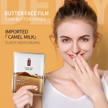 

Facial Mask Camel Milk Protein Hyaluronic Acid Invisible Mask Moisturizing Anti Wrinkle Whitening Nourishing Skin Care 3PCS