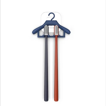 

Toothbrush-holder Hanger-shaped Multifunction Punch-free Strong Suction Wall Shaped Bath Storage Mini Hanger Toothbrush Holder