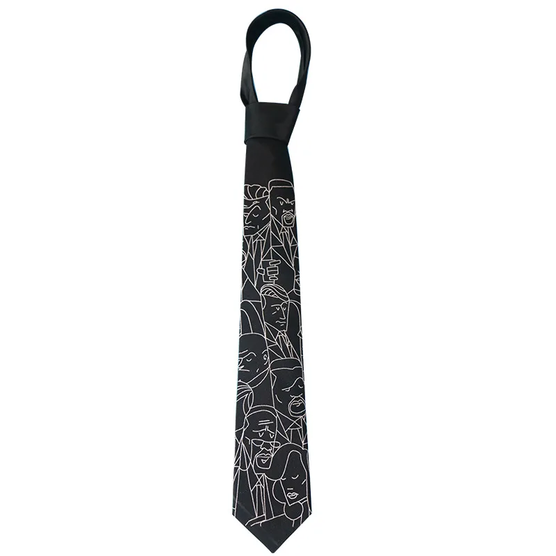 Free Shipping New Fashion Men's Original Design Necktie Embroidery 7cm