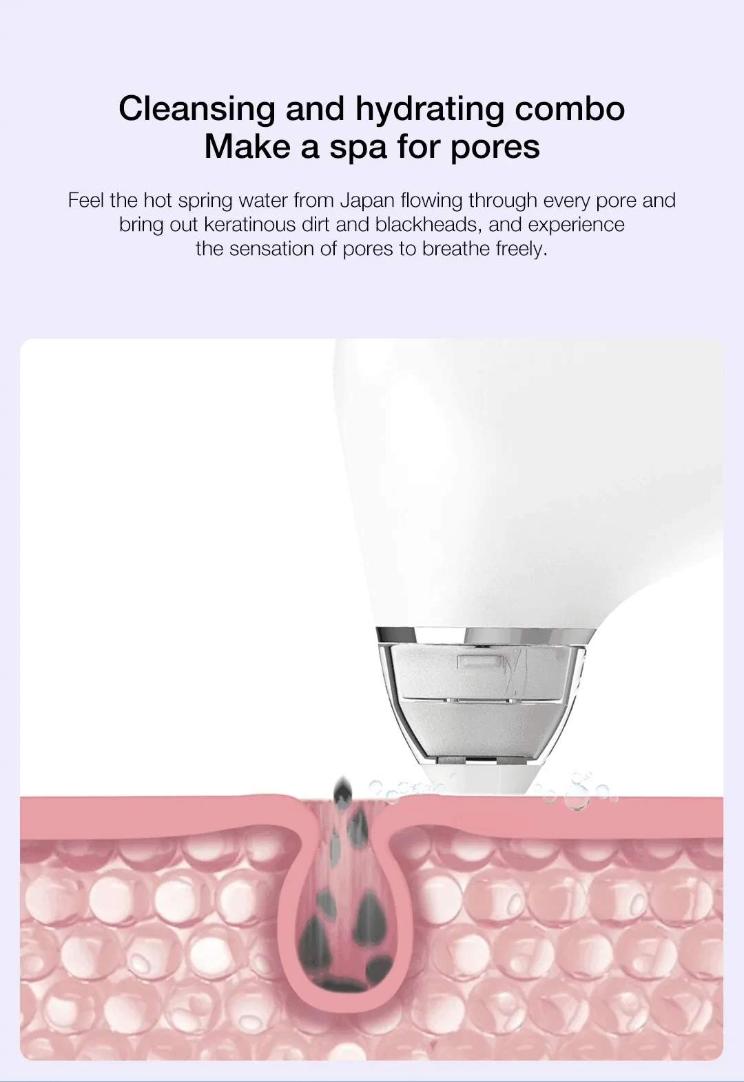 New Xiaomi DOCO Pore Vacuum Cleaner Blackhead Remover Electric Acne Cleaner Pore Cleaner Machine Facial Beauty Clean Skin Tool