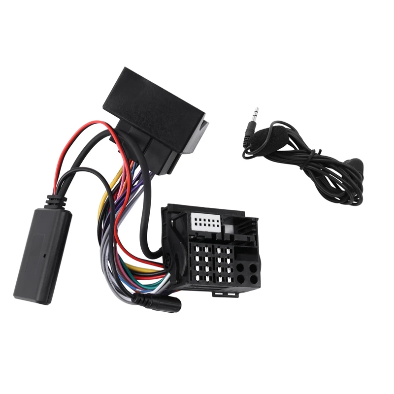 Kit de arnés adaptador de manos libres para Radio de coche, Cable auxiliar de música, para BMW E60, E63, E90, Bluetooth de coche| - AliExpress