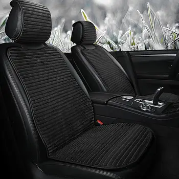 

12V Car Plush Heating Seat Cover Winter Heater Cushion Warmer Car Covers Heated Seat Pad Temperature Controlled Auto Accessories