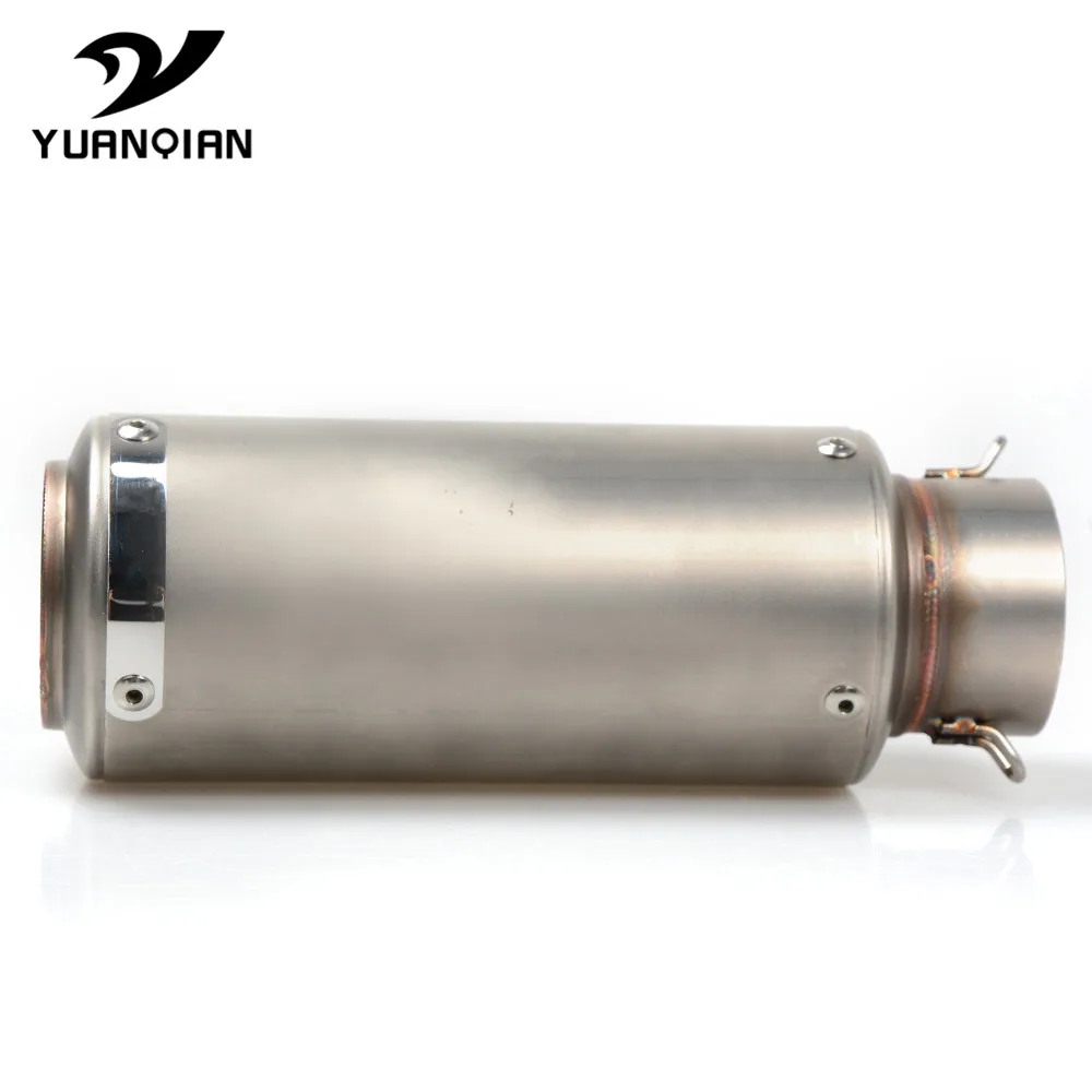 Универсальный мотоцикл Akrapovic выхлоп изменить Мотокросс глушитель выхлопной системы для KTM 790 Adventure 1290 SUPER DUKE R 1090 Adventure R - Цвет: silver 37mm-61mm