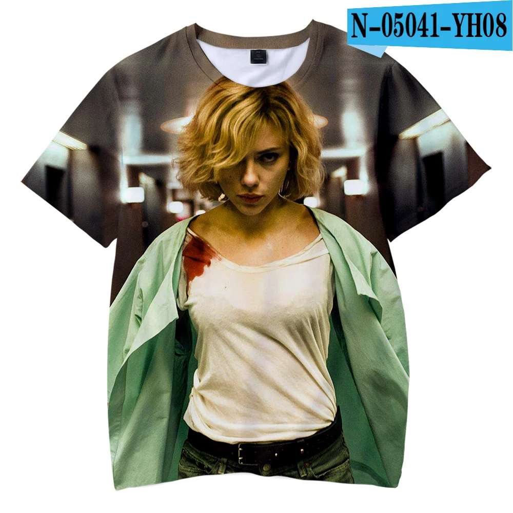 Футболки Scarlett Johansson; Одежда для мальчиков и девочек; футболка с короткими рукавами в стиле «хип-хоп»; детская одежда - Цвет: Темно-серый