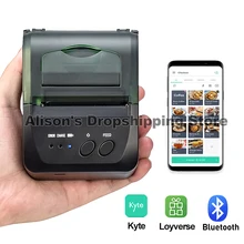 Android の Bluetooth プリンタ携帯ワイヤレスミニバーコード 58 ミリメートルサーマルレシートの Pos プリンタ iOS 電話無料の Sdk ソフトウェア