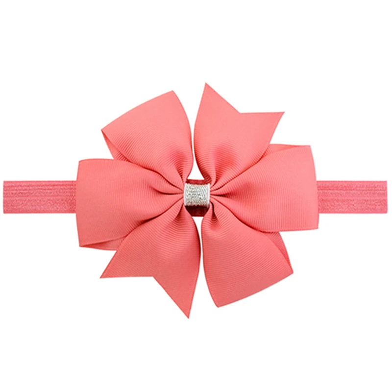 baby essential  1 PCS 11 CM Fashion Dovetail Grosgrain Ribbon Bowknot Toddler Elastic Headband DIY Baby Headwear Clothing Decoration 20 Colors designer baby accessories Baby Accessories