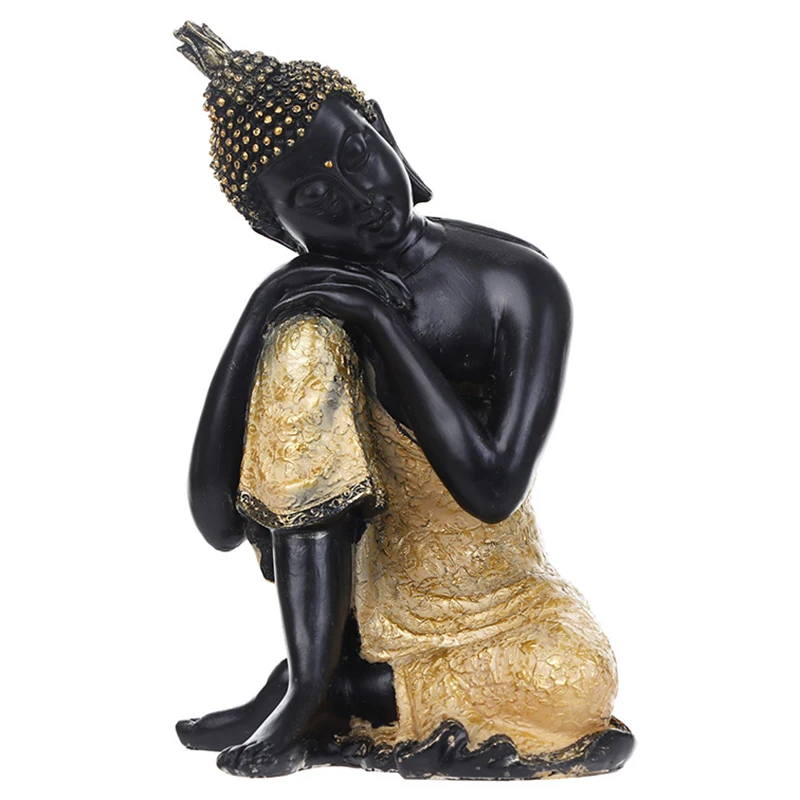 

Buddhism Decor for Buddha Tathagata Sculpture Thailand Yoga Mandala Sculptures Resin Craft Amitabha Statue-Right