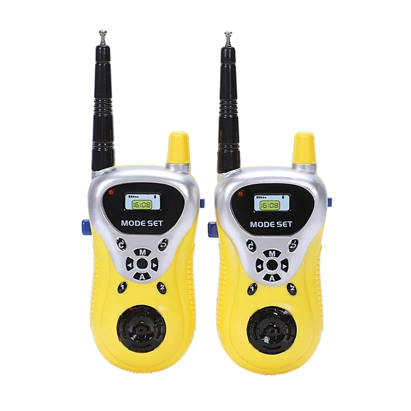 Talkie-walkie 2 pièces pour enfants jouets électroniques ensemble de Radio bidirectionnelle Portable