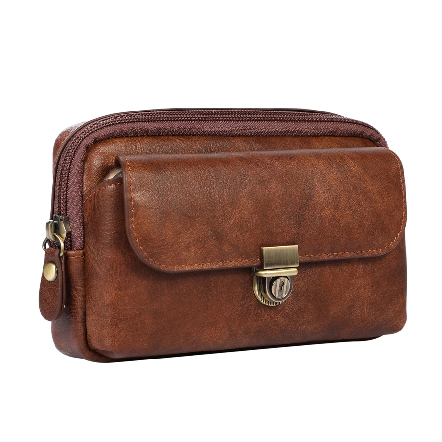 Universal Dual Pouch Belt Clip Holster Case