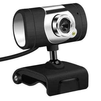 

Cam Camera W/ Microphone Sound Absorption Webcam 6.5*6*5cm 30fps A84 HD