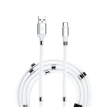 

Magnetic Suction Data Cable Car Portable Charging Cable Micro USB Type C Charger For Android Phones Fast Charging Magnet Cable