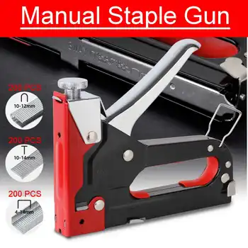 

U/T type 3 In 1 Multitool Nail Staple Gun Furniture Stapler Tools For Furniture Wood Door Upholstery Framing Rivet Tool