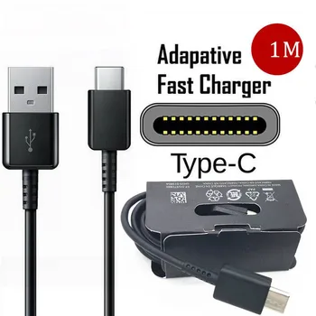 

1M 2.1A Type C Type-C USB-C 3.1 Braided shield Fast Charger USB Data Sync Cable For samsung S8 S9 S10 LG HUAWEI XIAOMI 200pc