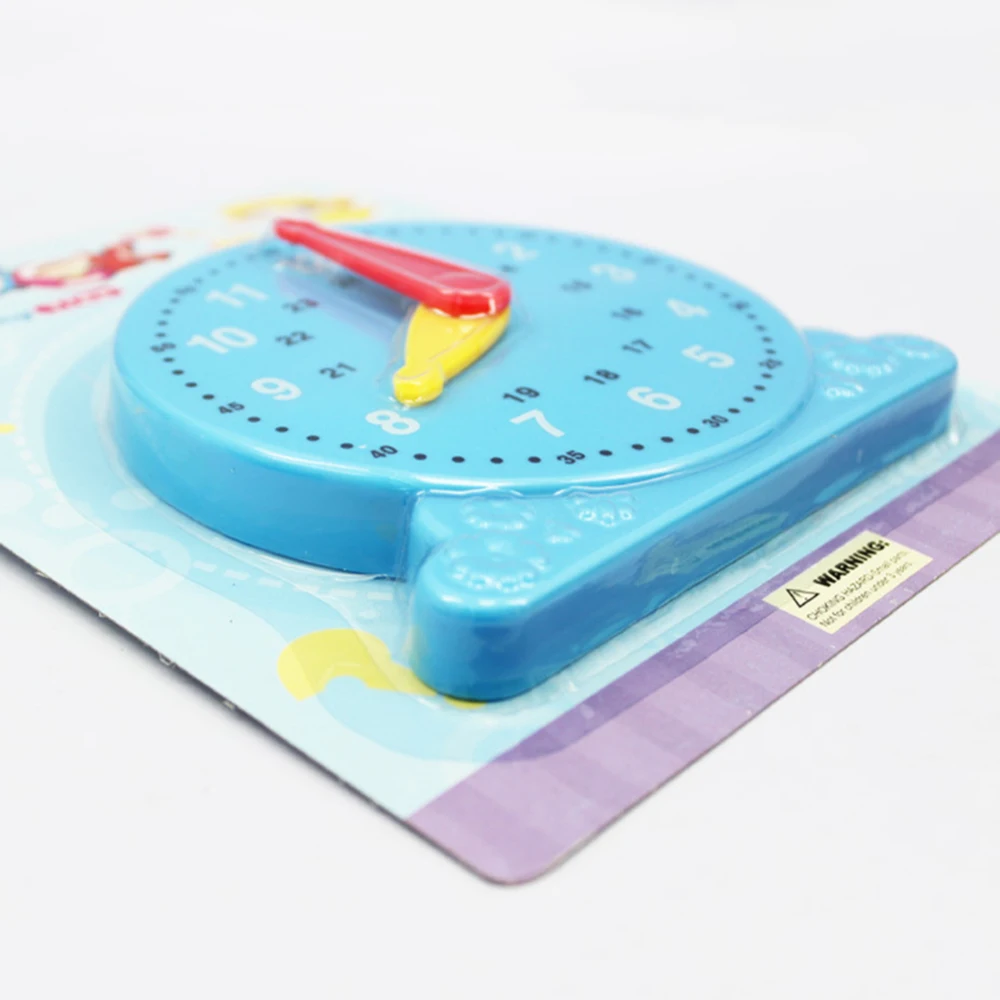  Early Education Teaching Toys 14.7*14*2.5 cm Learn Time Clock Plastic Baby Model Toys For The Child - 4000055032580