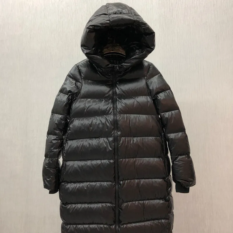 

coat female Korean Long white men women down jacket warm parka Kurtka damsk 1801 YY1378