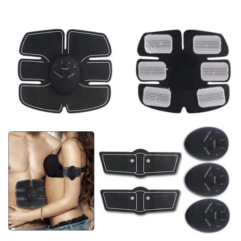 Body Plasticity Abdomen Muscle Stimulator Trainer Shape Toner ABS Toning Exercise Home Belt Less Belly Supplies