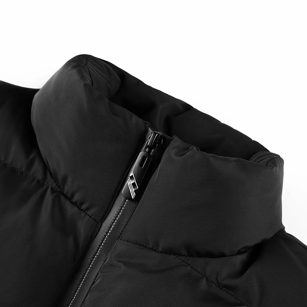 KLV Men's Vest Spring Winter Sleeveless Jacket And Coats Mens Waistcoat Warm Thick Casual Gilet Homme Male Vests HOT 9107
