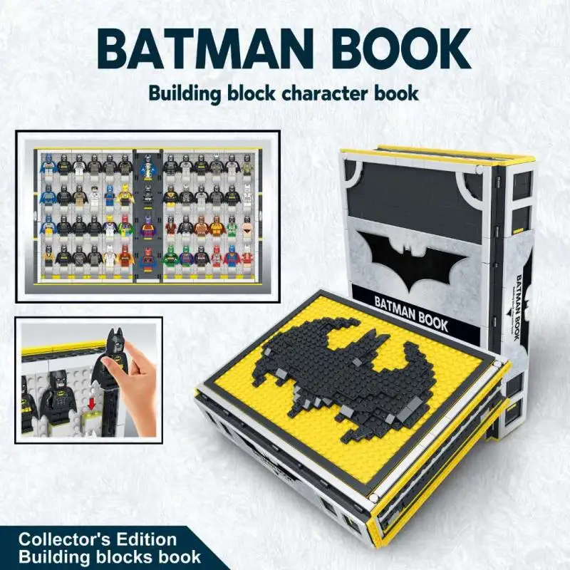 

NEW IN STOCK Batman Gotham hero compatible with legoinglys Collections Book LED Building bricks lepinblocks Bricks Toys Gift