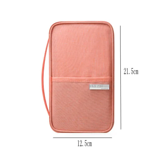 Small Pink Водонепроницаемый чехол для паспорта дорожный кошелек держатель кредитной карты Органайзер Оксфорд ID держатель 200 шт./партия - Цвет: Small Pink