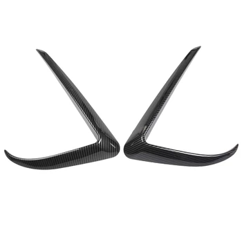 

Model 3 Carbon Fiber Front Fog Light Trim Cover 2Pcs for Tesla Model 3 2017 2018 2019 (Abs Carbon Fiber)