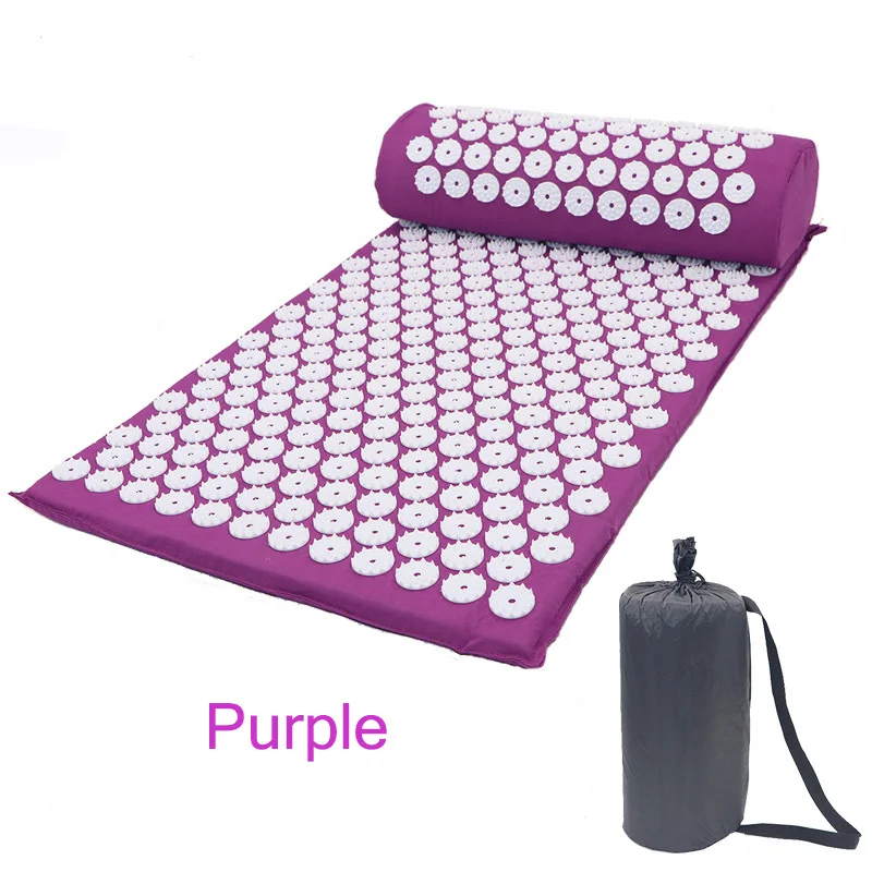 Nayoya Massager Cushion Massage Yoga Mat Acupressure Relieve Stress Back Body Pain Spike Acupuncture | Спорт и развлечения
