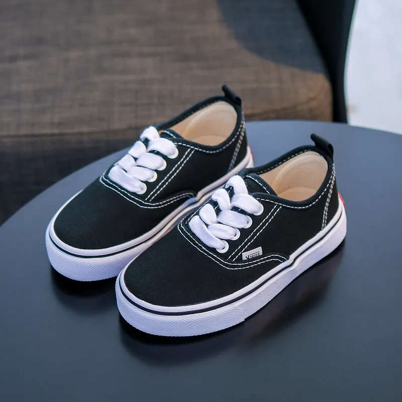 boys canvas slip ons