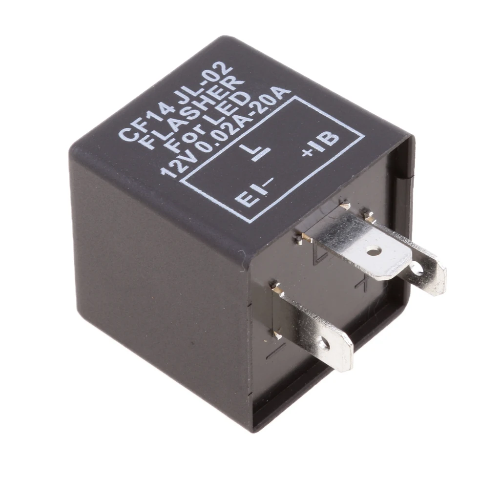 3 PIN Fix Flash Rate поворотник CF14 мигалка РЕЛЕ Светодиодный индикатор лампы