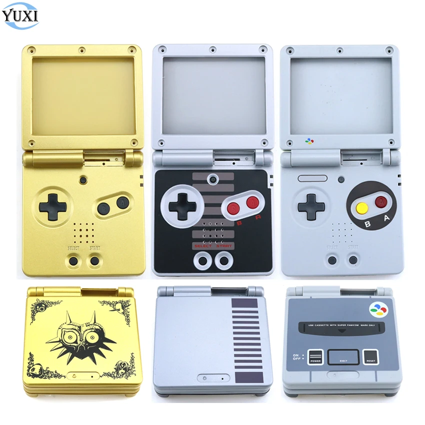 YuXi For GameBoy Advance SP Classic NES Limited Edition Housing Shell For GBA  SP Full Housing Case Replacement Parts
