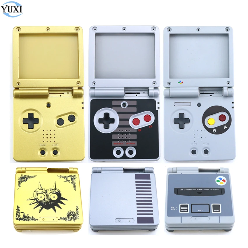 YuXi для GameBoy Advance SP Classic NES лимитированный выпуск корпус GBA полный чехол запасные