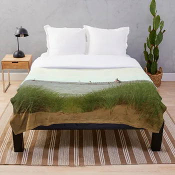 

Soft Blanket for Bed Sherpa Flannel Fleece Blanket Home Travel Sofa Soft Throw Blanket St Joseph Lighthouses And Sailboat