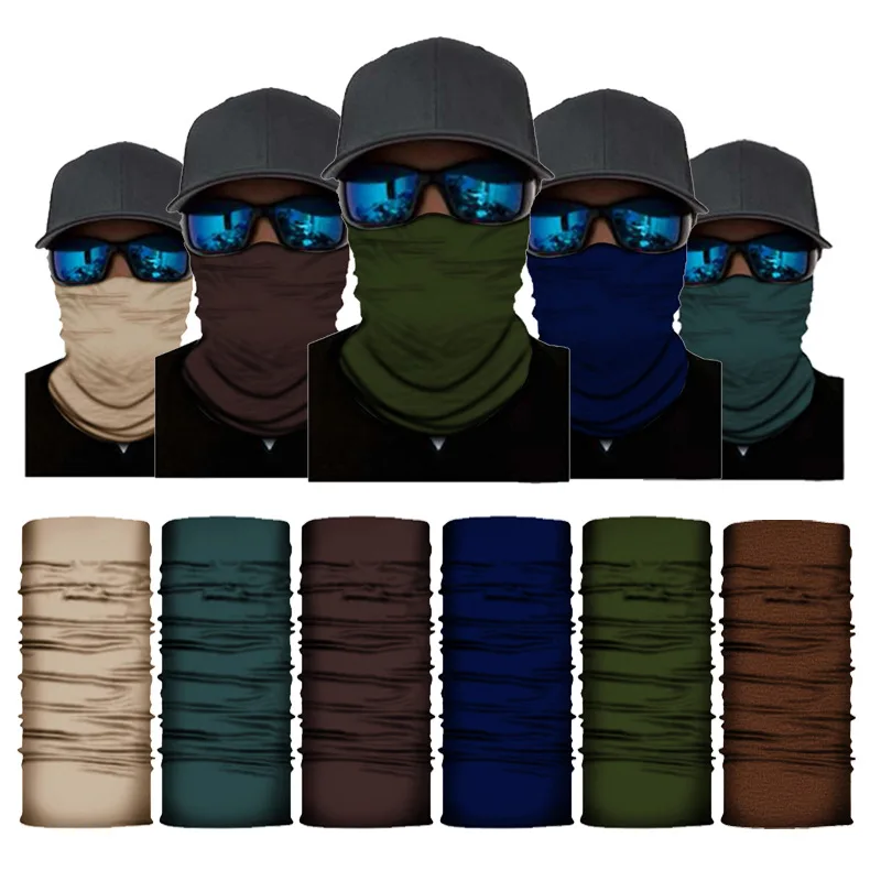 Bandana Men's neck and head scarf Multi-functional Baclava Fishing gear 