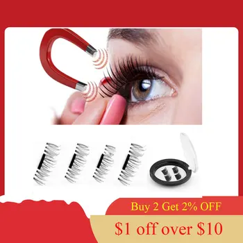 

30 Boxes Magnetic Eyelashes 3D/6D Magnetic Lashes Natural False Eyelashes Glueless Magnet Lashes with Gift Box Big Eye Makeup