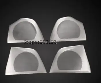 

Car Door Audio Speaker Net Trim Decals 4pcs for Volvo S90 2015-18 Stainless steel Door Armrest Horn Cover Trim