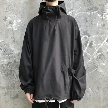

Mountain Ben Yaosi Diablo Wind Ins Super Fire Of Street Hip Hop Tooling Lian Cap Function Thin Sweater Coat Men And Women