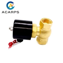 Электромагнитный клапан, G1-1/" 2-Way NC латунный паровой электромагнитный клапан Hi-Temp Электрический магнитный клапан 1,5 МПа(AC110V