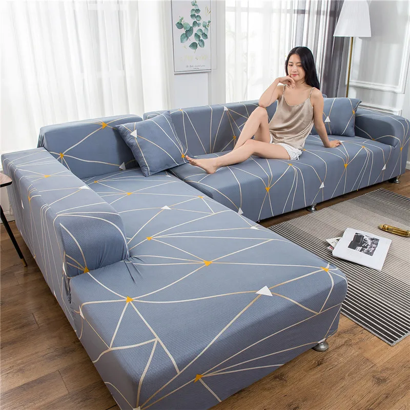 L образный чехол для дивана растягивающийся набор диванов гостиной housse canape на