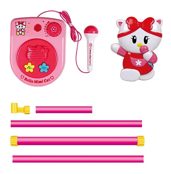 Polaroid Children Future Singer Microphone Karaoke Retractable Vertical Type PA Microphone Model Music Toy