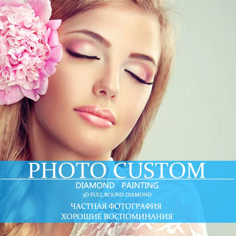 Полноразмерная 5D картина из страз вышивка крестиком фото на заказ набор 3D